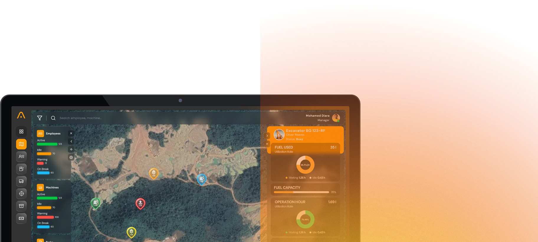Mining operations control center